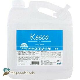 KESCO (ケスコ) 消臭剤 ケスコスプレー 詰め替え 4L (消臭スプレー/無香料) 衣類 靴 タバコ 部屋 トイレ (嫌なニオイを分解消臭)