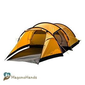 Snugpak(スナグパック) ジャーニー クアッド 4人用 ドーム型テント フットプリント付属 防風 耐水圧4000 おうちキャンプ 釣り イベント (日本正規品) オレンジ ワンサイズ