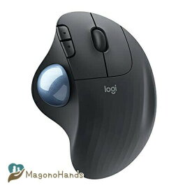 ロジクール ワイヤレスマウス トラックボール 無線 M575GR Bluetooth Unifying 5ボタン トラックボールマウス ワイヤレス マウス windows mac iPad M575 電池寿命最大24ケ月 グラファイト 国内