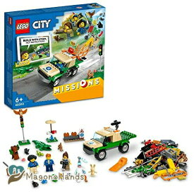 レゴ(LEGO) シティ 野生動物レスキュー ミッション 60353 おもちゃ ブロック 男の子 女の子 6歳以上