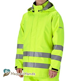 [ミドリ安全] 雨衣 レインウェア レインベルデN(R) ゴアテックス 高視認仕様 上衣