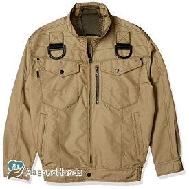 [空調風神服] 長袖ジャケット BK6237F、フルハーネス用長袖ジャケット、空調風神服、bigborn メンズ bk6237f