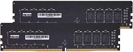 エッセンコアクレブ KLEVV デスクトップPC用 メモリ PC4-25600 DDR4 3200 32GB x 2枚 64GB キット 288pin SK hynix製 メモリチップ採用 KD4BGUA8C-32N220D