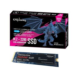 CFD販売 内蔵SSD M.2 2280 NVMe PCI-E Gen.4 x 4(NVMe 1.3) PG3VNFシリーズ 500GB CSSD-M2B5GPG3VNF