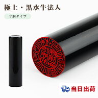 【当日出荷】平日12時までに入金済即日出荷可能！ 10年保証 会社印 【代表印/銀行印】黒水牛印鑑・会社設…