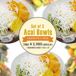 MAHALOIWiⓀgsJATC[{E3_Zbg 300g  gvx[AgsJATC[{EAibcATC[{E X[p[t[h ACAI BOWL ÉUber No.1