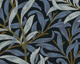 moda fabrics(モダ・ファブリックス)William Morris ウィリアムモリス オックス生地＜Willow Bough＞(ウィローボウ)＜BLACK-GREY(ブラック・グレー)＞8113-43T