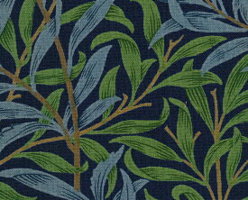 moda fabrics(モダ・ファブリックス)William Morris ウィリアムモリス シーチング生地＜Willow Bough＞(ウィローボウ)＜MULTI-BLUE(マルチ・ブルー)＞8113-44