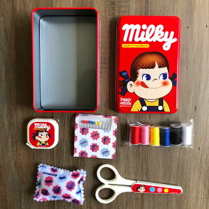 楽天市場 ミルキー ペコちゃん ソーイングセット 缶入り Milky Ss 1805 Handicraft メルシー