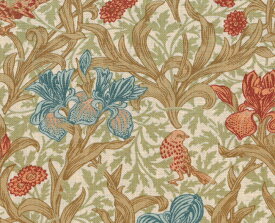 moda fabrics(モダ・ファブリックス)William Morris ウィリアムモリス シーチング生地＜Iris＞(アイリス)＜CREAM(クリーム)＞8360-11