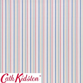 Cath Kidston キャスキッドソン 生地 コットンファブリック＜Mid Stripe Chalk＞(ミッドストライプ チョーク)MID-STRIPE-CHALK