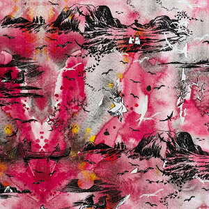 MOOMIN by Huigee [~ W[W(I[KjbNRbg)nMoomin tricot Meriseikkailu pink 58530