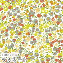 【エントリーでP10倍】LIBERTYリバティプリント 国産つや消しラミネート(ビニールコーティング生地)＜Wiltshire Stars＞(ウィルトシャースターズ)【ライムイエロー】MATLAMI36364581-J22B
