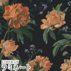 LIBERTYリバティプリント 国産つや消しラミネート(ビニールコーティング生地)【エターナル】<Decadent Blooms>(デカダントブルームス)MATLAMI3638232AE