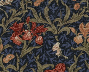 moda fabrics(_Et@ubNX)William Morris EBAX V[`OnIris(ACX)INDIGO(CfBS)8360-13