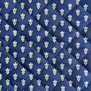 SOULEIADO ソレイアード キルティング<ラ・プティット・ムーシュ ネイビー>キルト生地 QSLF2-14B