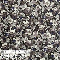 楽天市場】リバティ 生地 ブラック系 タナローンの通販