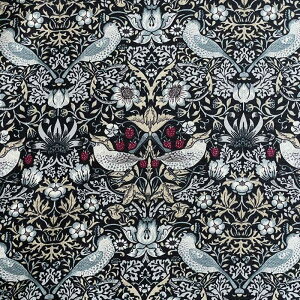 moda fabrics(_Et@ubNX)William Morris EBAX IbNXnStrawberry Thief(Xgx[XB[t)D_BLUE&WHITE(u[zCg)8176-56T