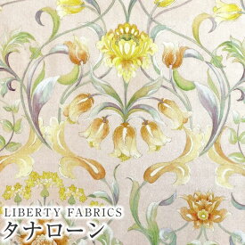 LIBERTYリバティプリント イタリア製タナローン生地＜Copley Hall＞(コープリーホール)【ピンク地】363J6831-B《2023SS LIBERTY FLOWER MARKET》