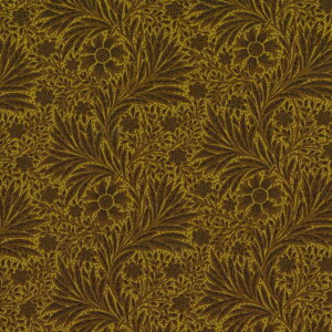 moda fabrics(_Et@ubNX)William Morris EBAX V[`OnMARIGOLDi}[S[hjBROWNuE 8111-39