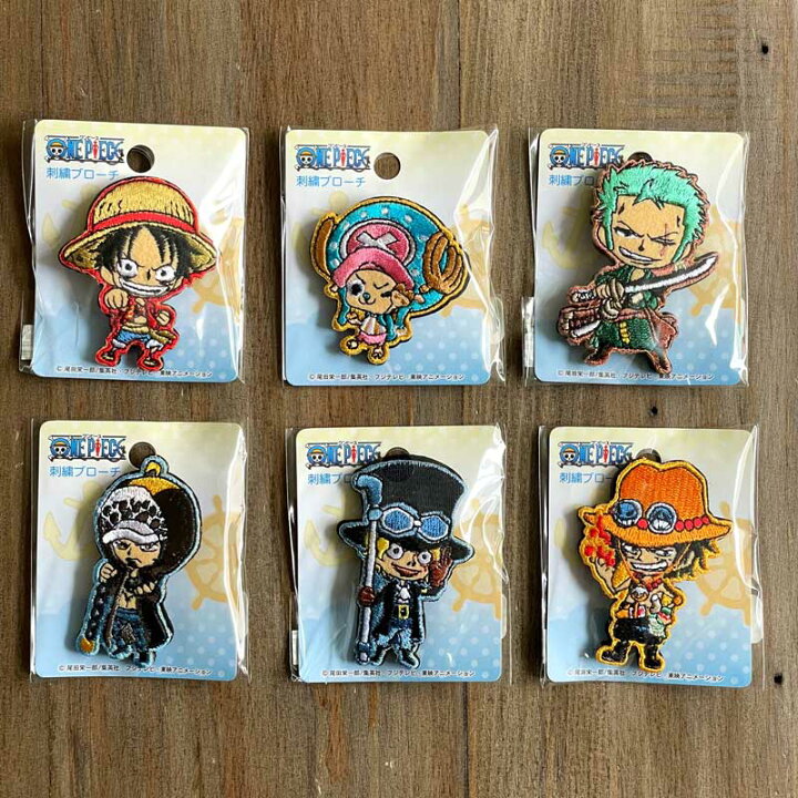 楽天市場】ワンピース ブローチ バッチ ONE PIECE 刺繍 PES050B 