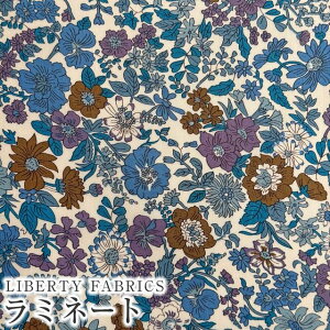 LIBERTYリバティプリント・つや消しラミネート(ビニールコーティング生地)【エターナル】<Emily>(エミリー)MATLAMI3636163YE