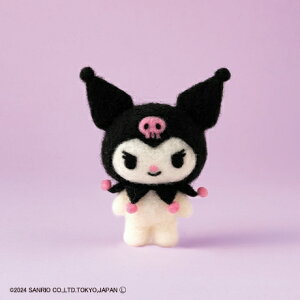 ニードルフェルトでつくるクロミ KUROMI サンリオ羊毛フェルトキット ハマナカ アクレーヌ H468-000-114