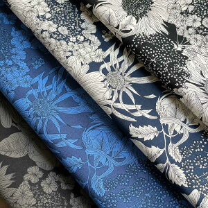 LIBERTYリバティプリント 国産タナローン生地・カットクロスセット4枚入り<Swim Dunclare>(スイムダンクレア)L-SwimDunclare