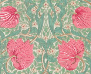 moda fabrics(モダ・ファブリックス)William Morris ウィリアムモリス シーチング生地<Pimpernel>(ピンパネル)SAGE ROSE セージローズ 8365-63