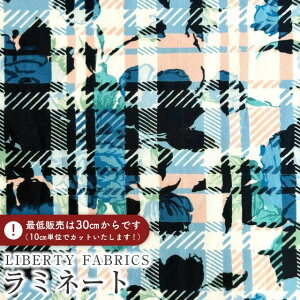 LIBERTY FABRICS ���o�e�B�v�����g �C�^���A����������~�l�[�g(�r�j�[���R�[�e�B���O���n)��Carline Rebel��(�J�[���C���E���x��)�y�u���[�z�s2026SS Floral Rebellion�tMATLAMI36361042-26BU