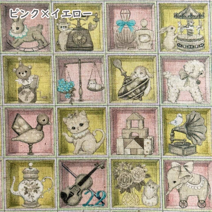 楽天市場】yukiemonユキエモン「TOYナイトボックス」綿麻シーチング 