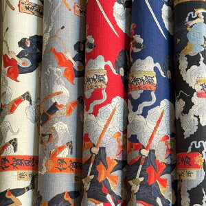 和柄 サザンクロス生地 伊賀忍者 ドビー変わり織り ホワイト/グレー/レッド/ネイビー/ブラック 1026-110-5