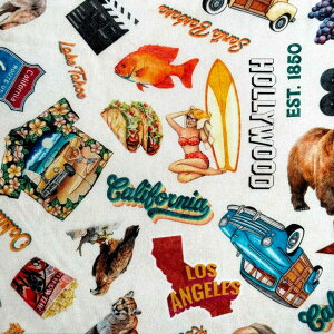 USARbg California Icons(JtHjAACR) California Dreaming by Dan Morris V[`On QT Fabrics(QTt@ubNX)31347-E