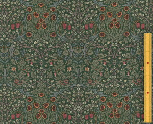 moda fabrics(_Et@ubNX)William Morris EBAX V[`OnBlackthorn 1892iubNg[jPINE 33491-45