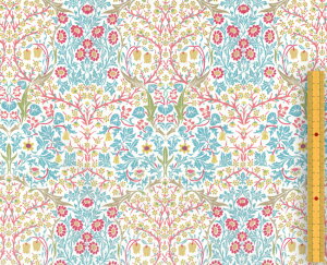 moda fabrics(_Et@ubNX)William Morris EBAX V[`OnBlackthorn 1892iubNg[jFROSTWHITE/BLUEJEAN 33491-62