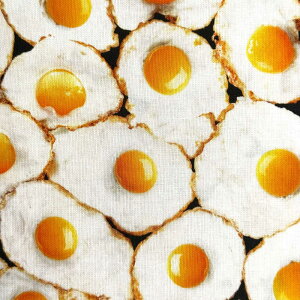 USARbg Fried Eggs(ڋʏĂ)V[`On Timeless Treasures(^CXgW[)CD3350-WHITE