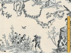 French General t`WFl V[`On gEhEWCRural Jardin([W_)BLACK moda fabrics(_Et@ubNX)13530-31