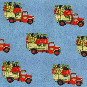 USARbg Farm to Market(_ꂩs) Farm And Garden t@[AhK[f V[`On SKYXJCu[ moda fabrics(_t@ubNX)7475-13