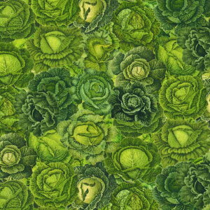 USARbg Lettuce Patch(^X) Farm And Garden t@[AhK[f V[`On Leafy Greens[tB[O[F moda fabrics(_t@ubNX)7478-11