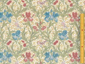 moda fabrics(_Et@ubNX)William Morris EBAX V[`OnIris(ACX)MINT ~g 8360-61