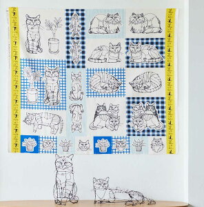 {HAyU fabric n `HAyU CAT`plny110cm×100cmJbgNXzȖLoXn(L Aj} )EGX-7717-1A
