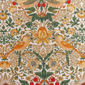 V&A William Morris EBAX ȖLoXnStrawberry Thief(Xgx[V[t)D_yzVA10018S-A