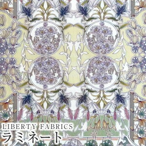 LIBERTY FABRICS リバティプリント 国産つや消しラミネート(ビニールコーティング生地)<Flower Fete>(フラワー・フェテ)【ラベンダー】MATLAMI363J6807ZE