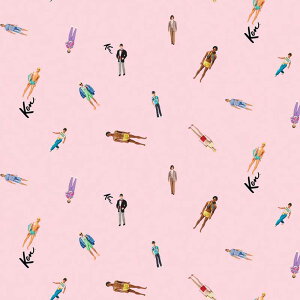 USARbg Barbie World Ken Dolls(o[r[[h Ph[)V[`On sN Riley Blake(C[uCN)CD15023-PINK