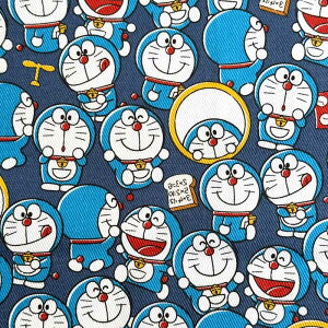 アイムドラえもん TCツイル生地ファブリック(キャラクター 生地 入園入学通園通学)G-8976-1A