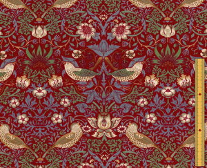 moda fabrics(_Et@ubNX)William Morris EBAX V[`OnStrawberry Thief(Xgx[EXB[t)D_DAMASK RED(_}XNbh)8176-47
