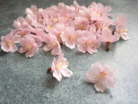 【花材】造花　薄紅の桜　落ち輪1袋48個入り