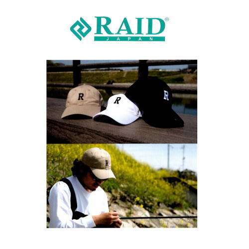 レイドジャパン カレッジ R 6パネルキャップ　RAID JAPAN COLLEGE "R" 6PANEL CAP