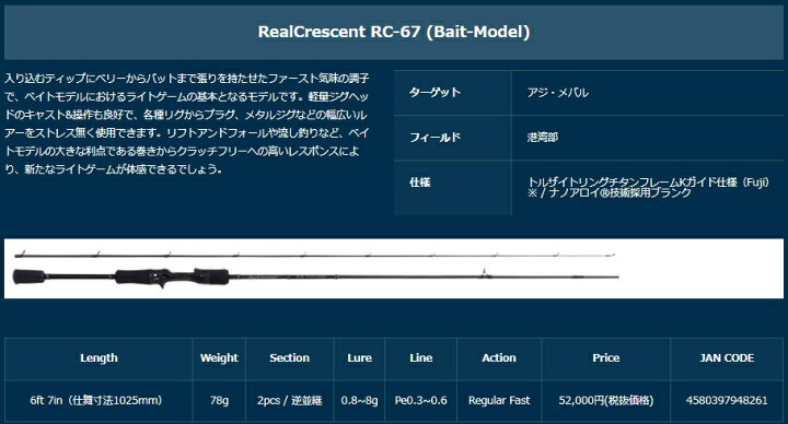 楽天市場】【在庫あり・即納】リップルフィッシャー リアルクレセント 