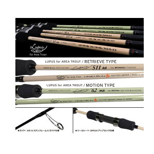 }KuNX@[pX GA 511RF@Lupus for Area Trout@[J[񂹏i